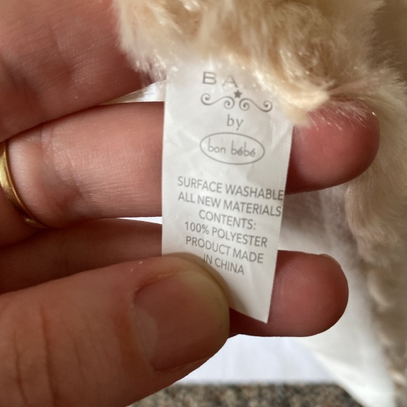 Baby by Bon Bebe Monkey Minky Lovey Tan - Picture 4 of 5